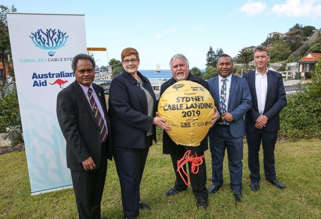 Coral Sea Cable System lands in Sydney